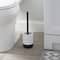 Bath Bliss Black & White Toilet Brush & Holder Set